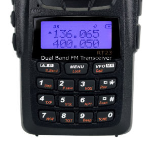 Tragbar Funkgeräte Retevis RT23 Cross-Band Repeater UHF+VHF 5W Walkie Talkie
