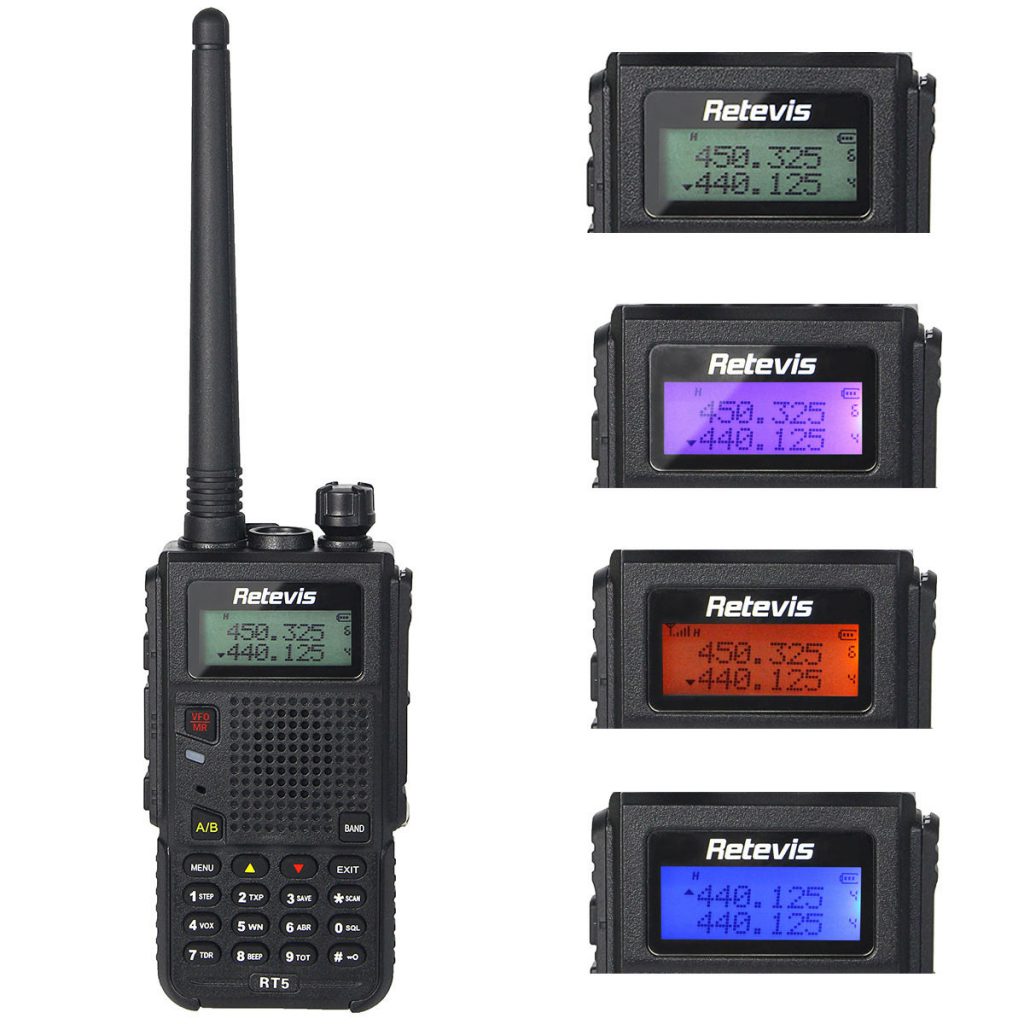 Retevis RT5 HP Amateurfunk Dualband Funkgerät UHF/VHF 2m/70cm 128 Kanäle (HighPower) Germany