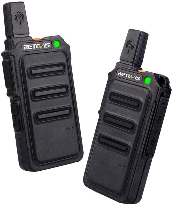 Retevis RT619 Walkie Talkie PMR446 Funkgerät 1300mAh Kinder Walki Talki(2 Stücke)