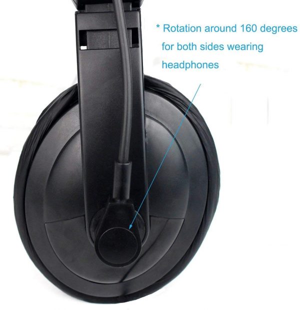 Retevis R114 Funkgerät Over Ear Headset Rauschunterdrückung VOX Kopfhörer 2 Pin Kompatibel mit Walkie Talkie RT24 RT27 RT21 RT22 RT15 RT28 RT617 RT618 RT619