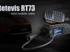 Retevis RT73 Mini Mobile Dualband (VHF/UHF) Funkgerät mit GPS und 20 Watt
