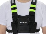 HB02 Black Fluorescent Double Chest Bag SKU: C9153A