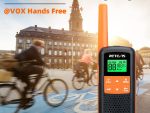 Retevis RT649 Walkie Talkie Lizenzfrei PMR446 Funkgerät Set 16 Kanäle VOX LED Taschenlampe IP65 Wasserdichtes Scan Zwei Lademethoden (Orange, 2 STK.)