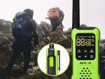 Retevis RT649P Walkie Talkie,Schweben Wasserdichter IP67 Funkgerät,PMR 446 Lizenzfrei,16 Kanäle,SOS-Alarm,LED-Fackel,