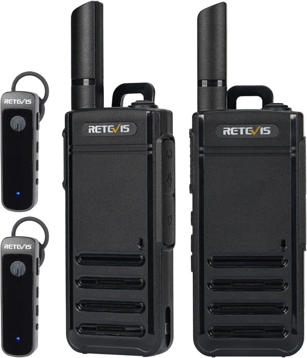 Retevis RB639P Bluetooth Walkie Talkie 18 mm Ultra Slim PMR446 Radio