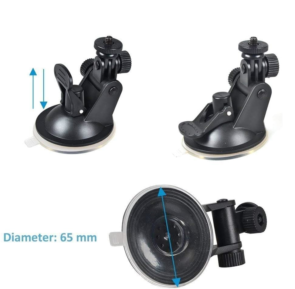 Auto Saugnapf Halterung mit 1/4" Gewindekopf für Mobilfunkgeräte Display – Bild 2